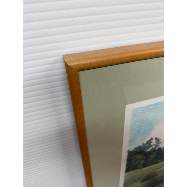 Gordon Mortensen "West Baker Park 1977" Woodcut Original, Signed For Sale - Image 10 of 12