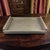 This vintage large 25'' x 18'' Anglo-Indian Bohemian embossed engraved metal tray is a stunning piece perfect for serving...