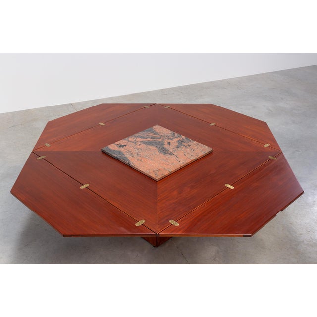 Circular Dining Table by Bob Van den Berghe for Van den Berghe Pauvers, 1976 For Sale - Image 9 of 11