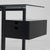 Refined desk from the 1980s made entirely of black lacquered ash wood, with an essential and rigorous design. The...