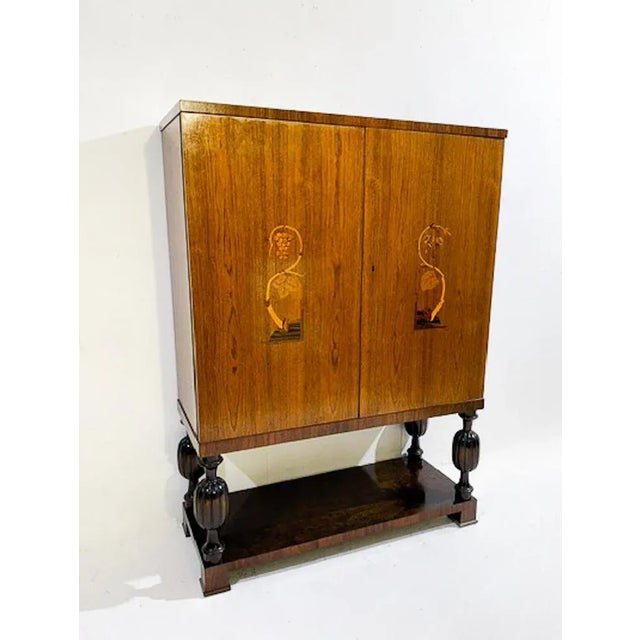 Mid-Century Swedish Wooden Cabinet, 1940s