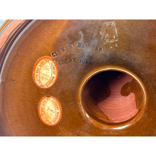 Clement Massier Golfe Juan Art Pottery Chamberstick c.1900 For Sale - Image 14 of 18