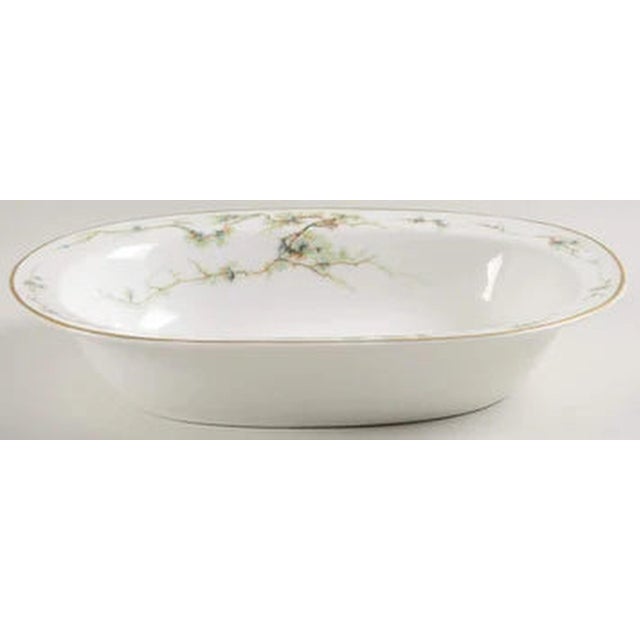 9" Oval Vegetable Bowl Schleiger 432 by HAVILAND Crafted In France / Limoges Hand Wash Length: 9 3/8 in Width: 7 3/8 in