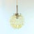 Gold Mid-Century Modern Amber Bubble Glass Hanging Light by Helena Tynell for Limburg, Germany, 1960s For Sale - Image 8 of 8