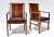 Brown Mid Century Modern Rosewood Walnut Chairs by Lane For Sale - Image 8 of 8