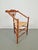 1960s Dutch Bobbin and Rush Corner Chair, 1950s For Sale - Image 5 of 9