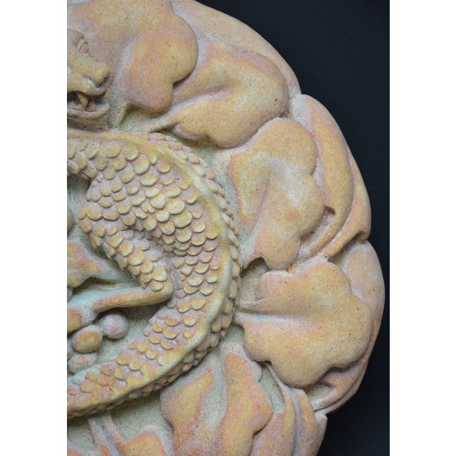 2000 - 2009 Gothic Tudor Lindwurm Dragon Relief in Farran Stone, 2000 For Sale - Image 5 of 14