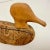Wood Late 1800s Antique Farmhouse Americana Folk Art Hand Carved Pine Duck Decoy For Sale - Image 7 of 12
