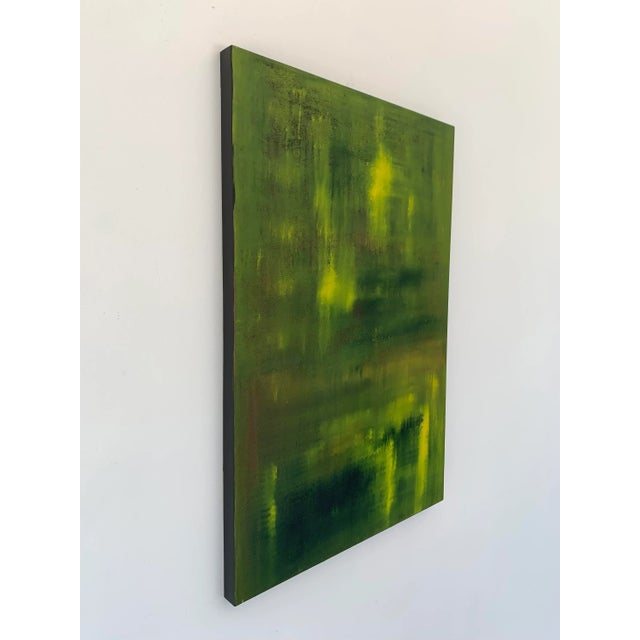 Abstract "Yellow Angels" Contemporary Original Abstract Painting by Nina Weintraub For Sale - Image 3 of 9