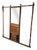 Antique Billiard Cue Stand with Scoring Board and Mirror For Sale