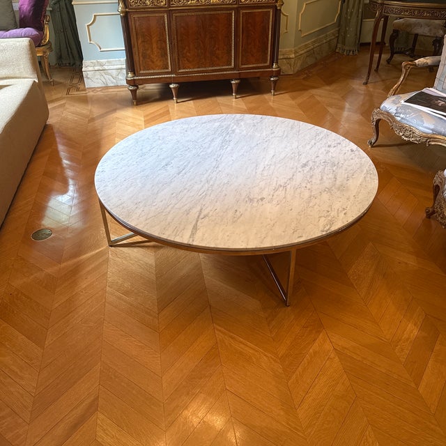 2010s Marble Coffee Table For Sale - Image 5 of 5
