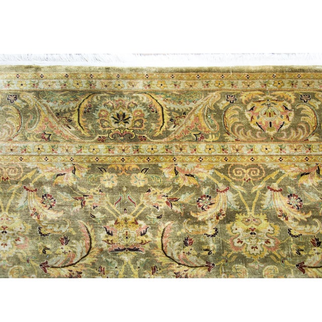 Late 20th Century Indian Oushak Rug For Sale - Image 15 of 15
