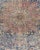 1970s 1970s Vintage Turkish Oushak Handmade Wool Cotton Blue Area Rug For Sale - Image 5 of 11