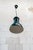 Lacquered aluminum chandelier. Lampara model Designer Roberto Menghi Manufacturer Fontana Arte, Candle section 1960s I...