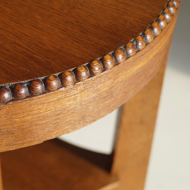 Dutch Amsterdam School Art Deco Occasional Table, 1920s For Sale - Image 10 of 16