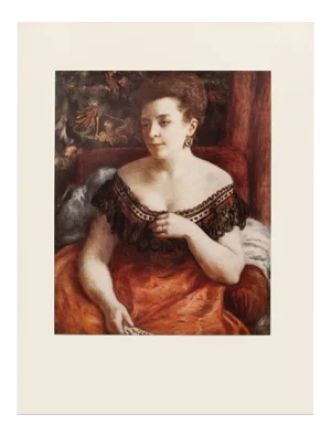 1950s After A. Renoir "Portrait of Madame Portalis" First Edition Photogravure