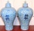 Ceramic Blue and White Porcelain Happiness Meiping Jars - Pair For Sale - Image 7 of 7