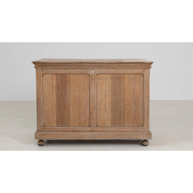 19th Century 19th Century France Antique White Wood Console Table For Sale - Image 5 of 11