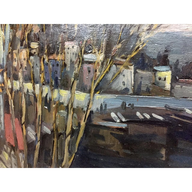 1970s Oil Painting City Karelin Vyacheslav Dmitrievich For Sale - Image 6 of 8