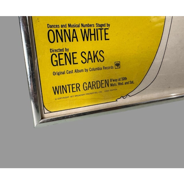 1977 Mame Angela Lansbury Musical Theater Broadway Advertising Lobby Window Berta Poster For Sale - Image 4 of 7