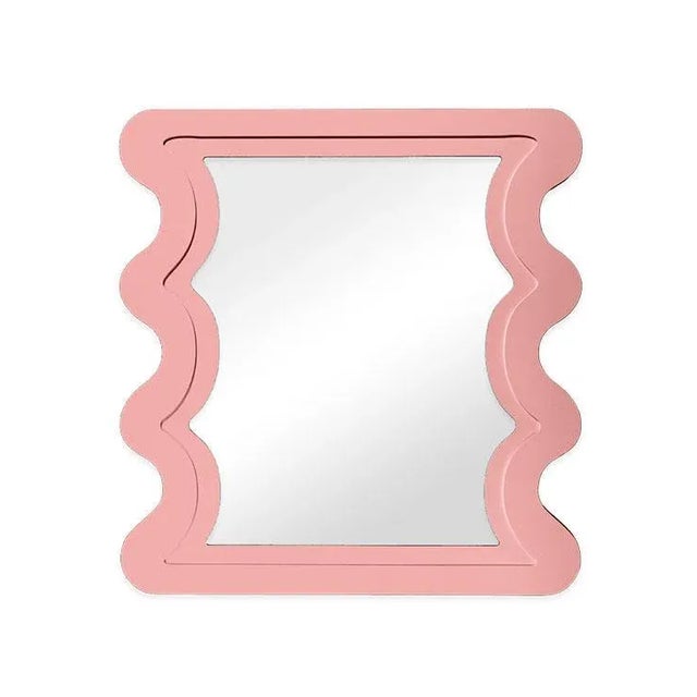 Contemporary Fleur Home Carnival Mystic Rectangle Mirror in Pink Punch, 30x40 For Sale - Image 3 of 3