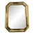 Vintage Art Deco Style Polished Brass Octagonal Picture Frame For Sale
