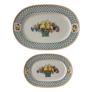 Vintage 1990s Villeroy & Boch Platter - A Pair For Sale