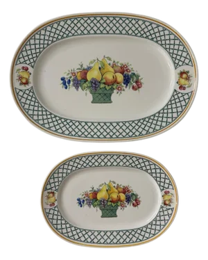 Vintage 1990s Villeroy & Boch Platter - A Pair