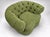 Contemporary 1970s Oversized Chesterfield Style Tub Chair For Sale - Image 3 of 7
