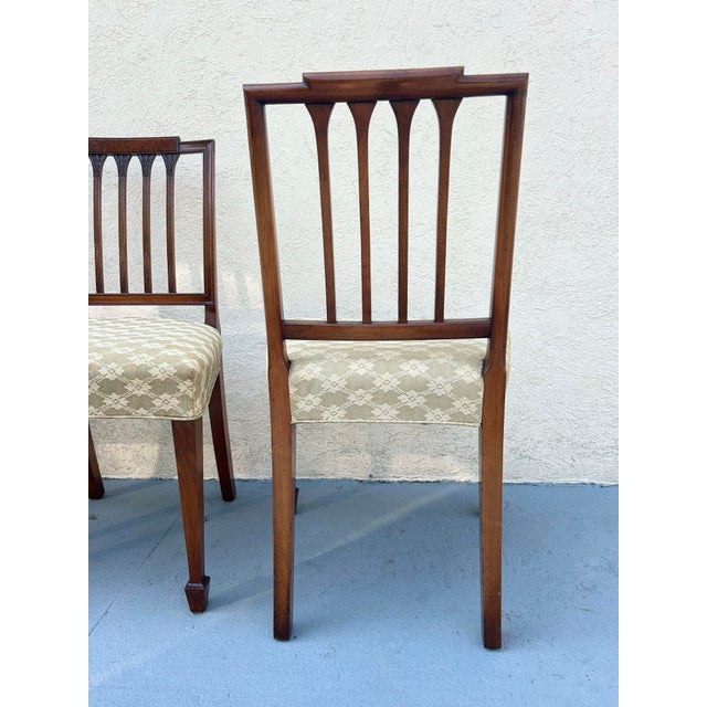 Set of 4 Vintage NeoClassical Dining Chairs For Sale In Charlotte - Image 6 of 10