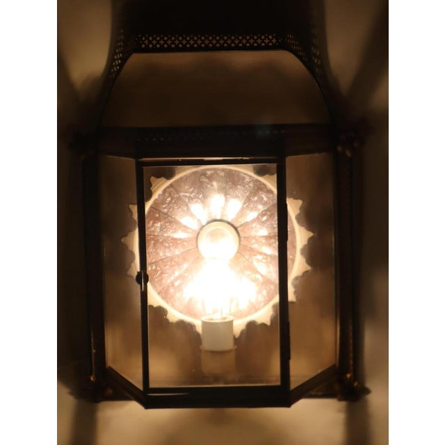Hollywood Regency Hollywood Regency Wall Lantern, France, 1960s For Sale - Image 3 of 18