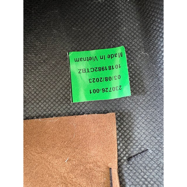 Rh Reyna Leather Swivel Chairs (Set of 2) For Sale - Image 18 of 18