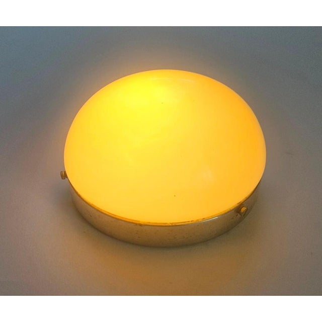 1930s Bauhaus Functionalism Art Deco Flush Mount, 1930s For Sale - Image 5 of 13