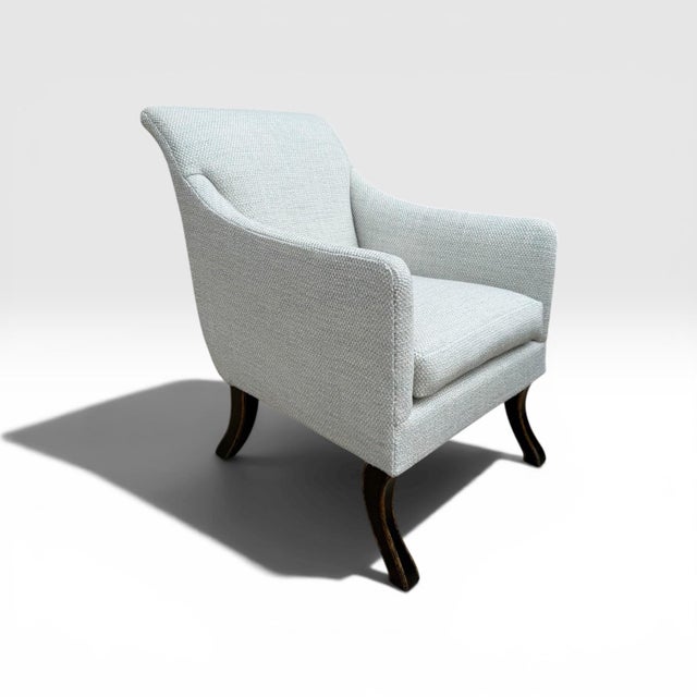 Rose Tarlow Rose Tarlow Regency Sabreleg Armchair For Sale - Image 4 of 8