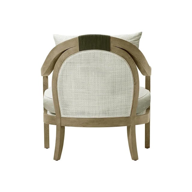 Modern Contemporary Coastal Armchair For Sale - Image 3 of 7