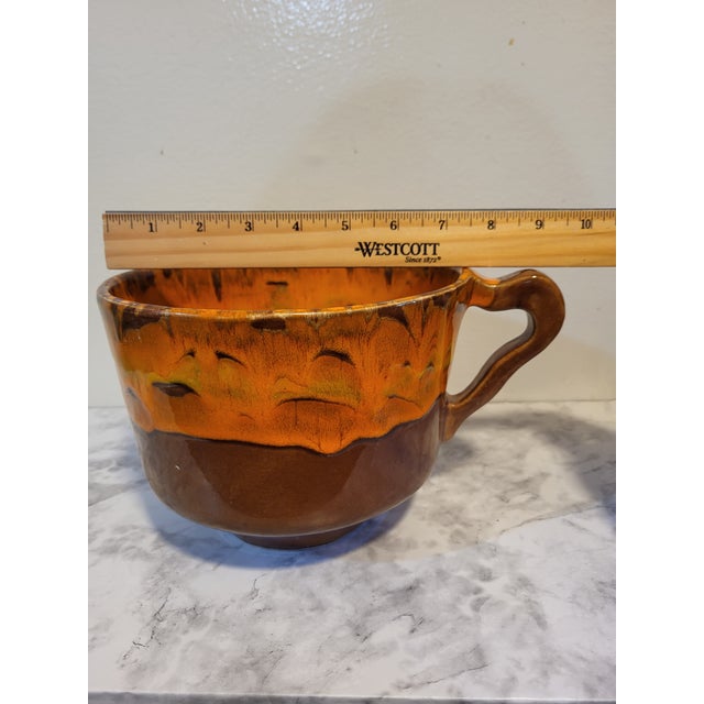 Ceramic Mid Century Modern California Usa Pottery Planter For Sale - Image 7 of 11