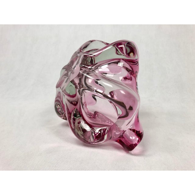 Green Art Glass Bowl attributed to Josef Hospodka for Chribska Sklarna, 1960s For Sale - Image 8 of 14