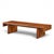 Mid-Century Modern Frank Lloyd Wright Taliesin Mid Century Carved Mahogany Bench Coffee Table For Sale - Image 3 of 9
