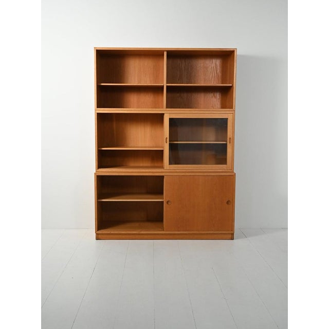 Karl Andersson & Söner Øresund Oak Bookcase by Borge Mogensen for Karl Andersson & Söner, 1960s For Sale - Image 4 of 12