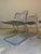 Chrome Cantilever Chairs with Cream Seat Cushions by Gastone Rinaldi for Rima, Set of 4 For Sale - Image 11 of 11