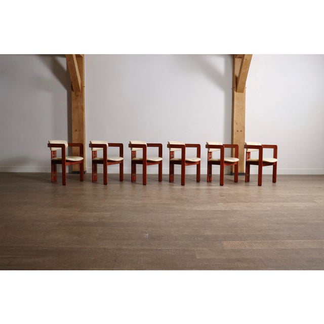 Pamplona Chairs by Augusto Savini for Pozzi, Italy, 1965, Set of 6 For Sale - Image 12 of 18