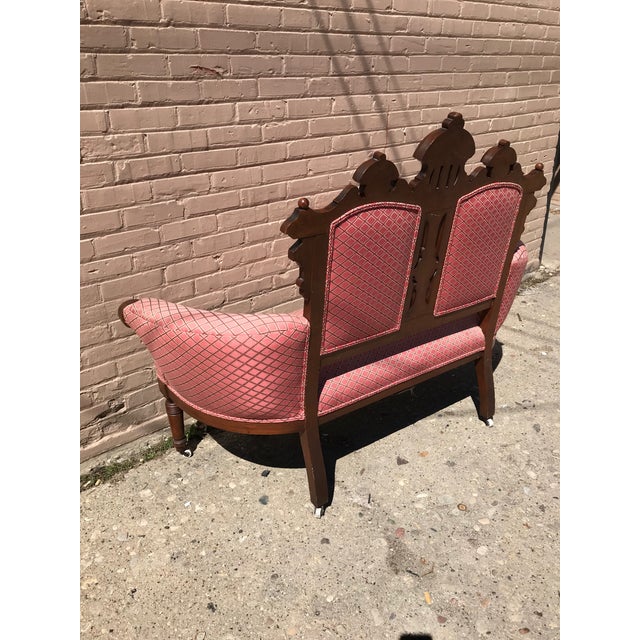 Antique Victorian Eastlake Carved Settee Loveseat Chairish
