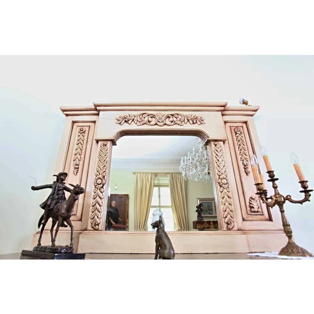 Neo-Baroque Chest of Drawers with Mirror and Marble Top For Sale - Image 6 of 7