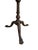 Wood Oval Topped Piecrust Mahogany Tri Legged Side Table, 1800s For Sale - Image 7 of 11