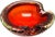 Red Sommerso Murano Glass Bowl by G. Ferro, Italy, 1950s For Sale - Image 8 of 9