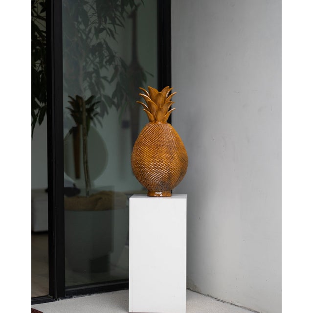 Handcrafted in Michoacán, this sculptural ceramic pineapple celebrates Mexico’s deep artisanal heritage. Meticulously...