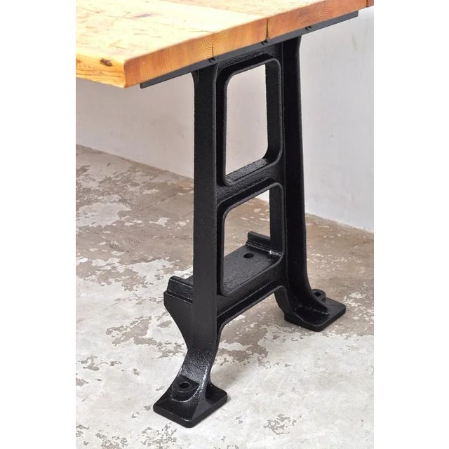 1950s Industrial Dining Table, 1950s For Sale - Image 5 of 13