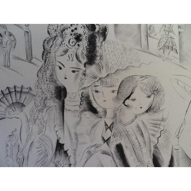 Mily Possoz, Jeune fille coquette, Etching For Sale - Image 5 of 8
