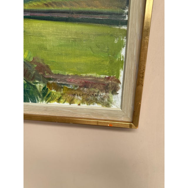 Wilgot Olsson, Orust, 1960s, Oil Painting on Canvas, Framed For Sale - Image 9 of 17