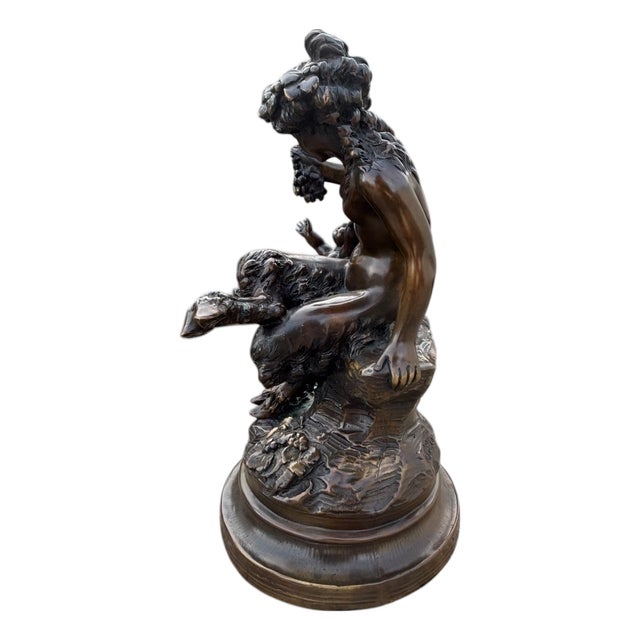 Lost-Wax Sculpture after Clodion from the Laugaraise Bronze Foundry, 20th Century For Sale